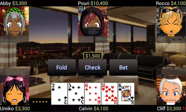 Super Five Card Draw Poker screenshot 1