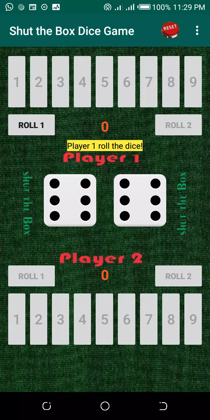 Shut-the-Box Dice Game screenshot 3