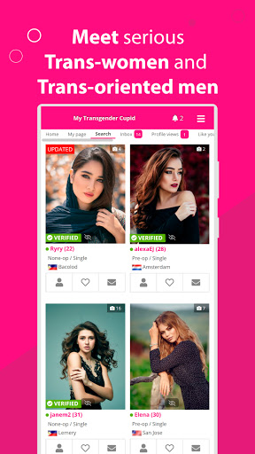 Transgender / TS dating app screenshot 3