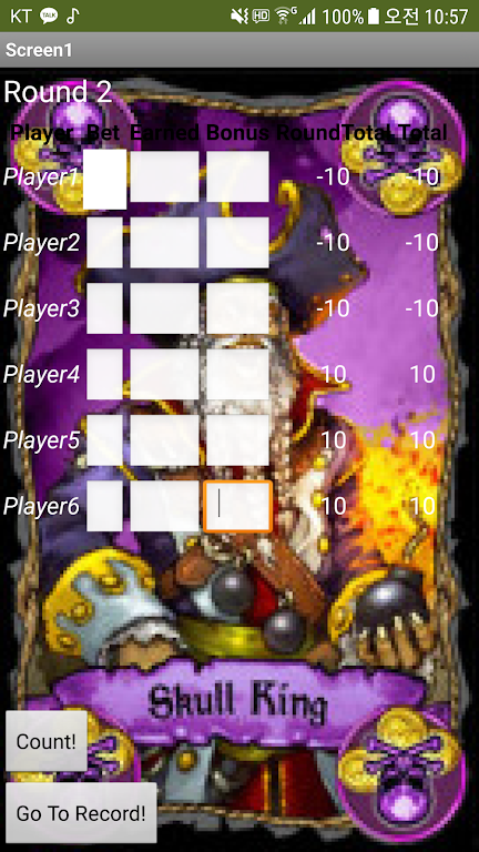 Skull King The Card Game Score Calculator screenshot 2