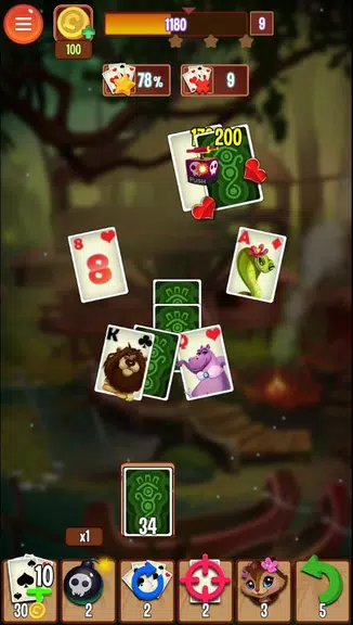 Rainforest Solitaire screenshot 1