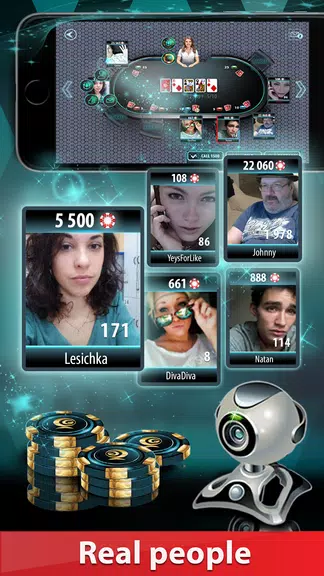 GC Poker 2: WebCamera-tables, screenshot 2