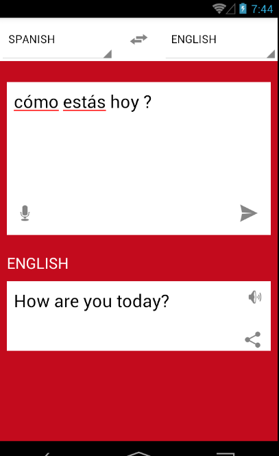 Tradutor de Español a Ingles screenshot 2