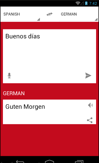 Tradutor de Español a Ingles screenshot 1