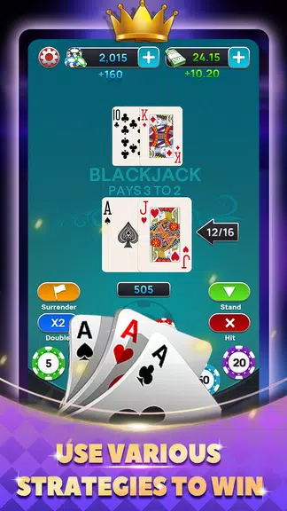 Classic Poker: Blackjack21 screenshot 1