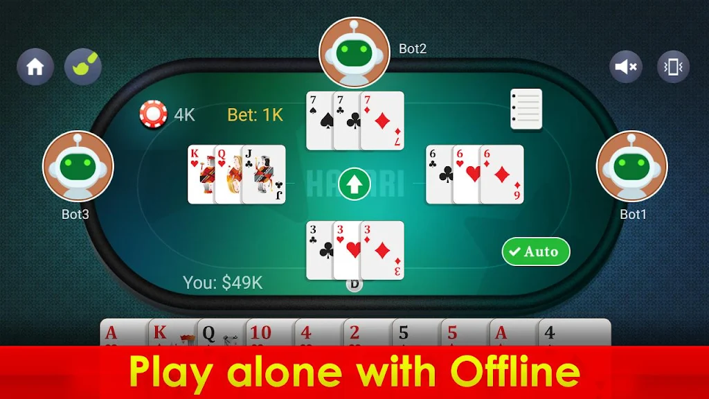 Hazari (হাজারী) - 1000 Points Card Game screenshot 1