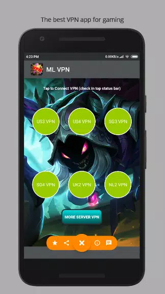 ML VPN - VPN For MOBA Gaming screenshot 4