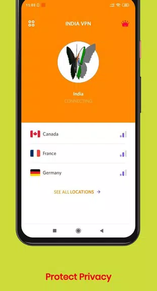 VPN INDIA - Free VPN Super unlimited proxy Hotspot screenshot 3