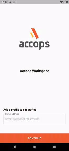 Accops Workspace screenshot 1