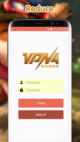 VPN4Games - VPN Speed Up Online Games screenshot 1