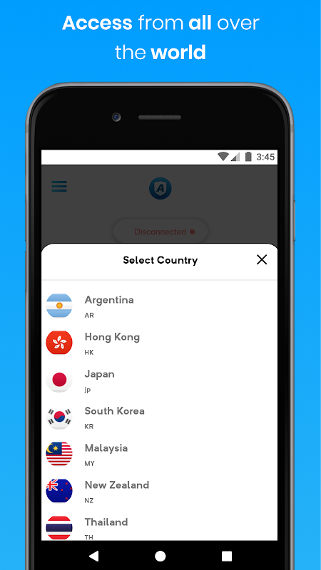 Atom VPN - Free VPN Proxy Server & Ads Free screenshot 3