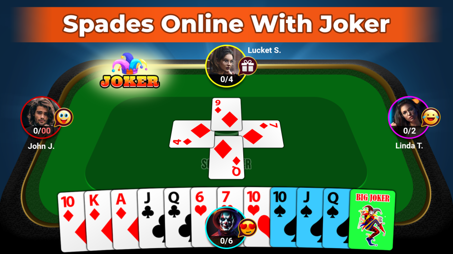 Spades: card game online screenshot 2