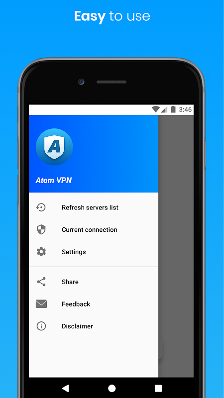 Atom VPN - Free VPN Proxy Server & Ads Free screenshot 2