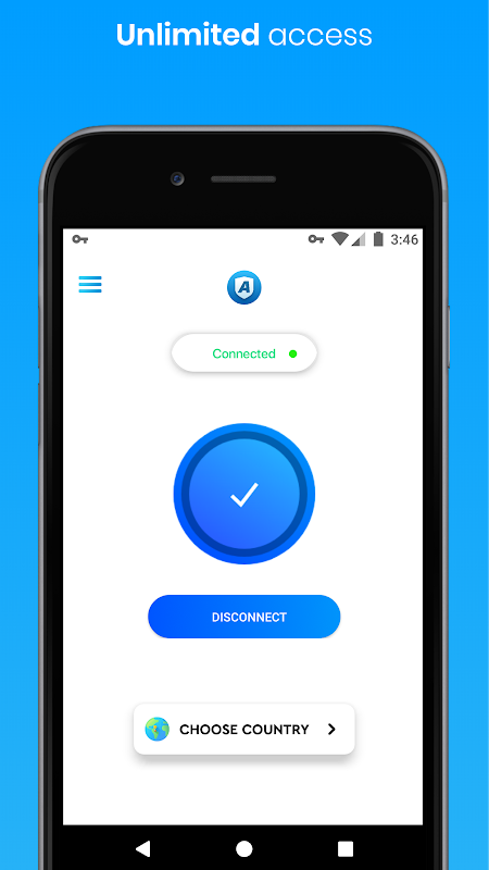 Atom VPN - Free VPN Proxy Server & Ads Free screenshot 1