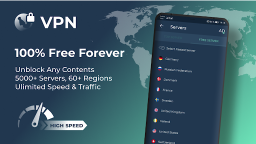 Secure VPN - Safer Internet & Speed Test screenshot 1