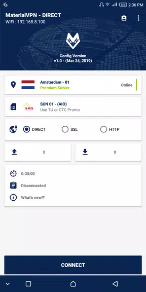 MaterialVPN sLite screenshot 1