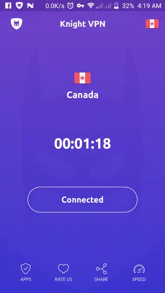 Knight VPN - Fast VPN, Free VPN, Unlimited VPN screenshot 1