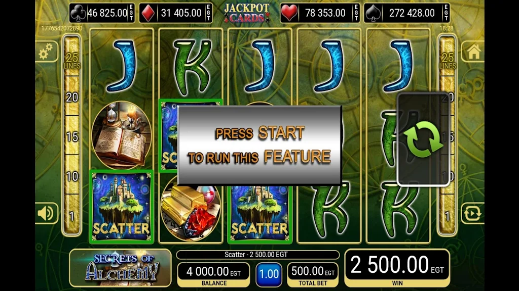 Secrets of Alchemy Slot screenshot 1