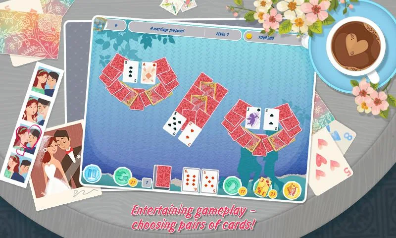 Solitaire Match.Love StoryFree screenshot 2