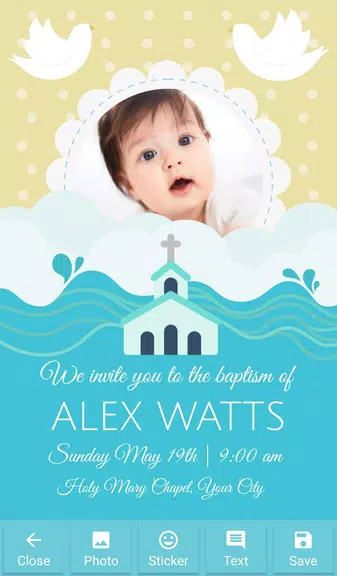 Baptism Invitations screenshot 1