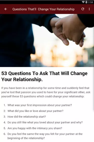 RELATIONSHIP QUESTIONS screenshot 3