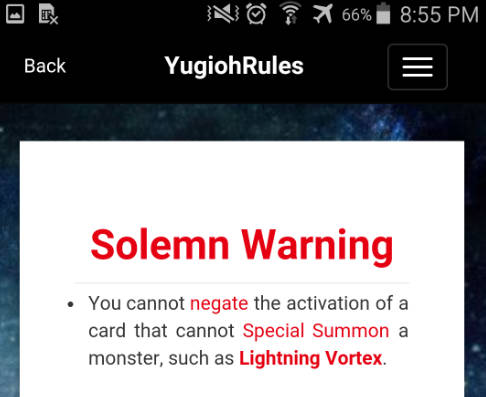 Yugirules [Card Rulings] screenshot 3