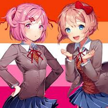 sayori x natsuki screenshot 2