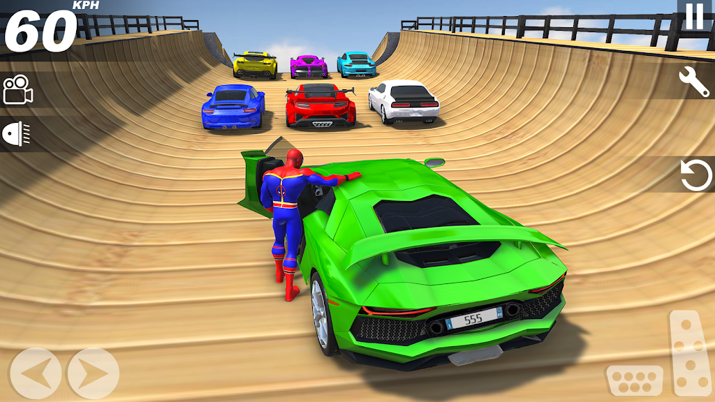 Mega Ramp Race Stunt Car Games screenshot 4