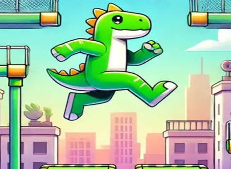 THE JUMPING DINO screenshot 1