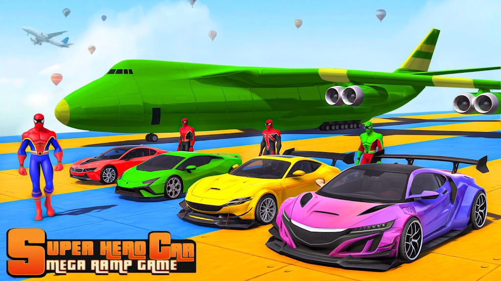 Mega Ramp Race Stunt Car Games screenshot 2