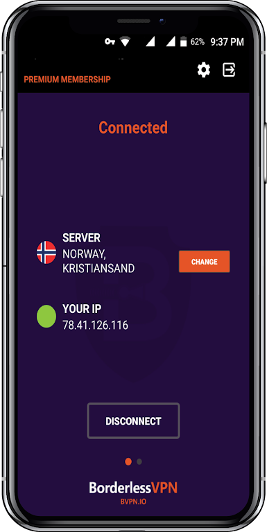 Borderless VPN screenshot 2