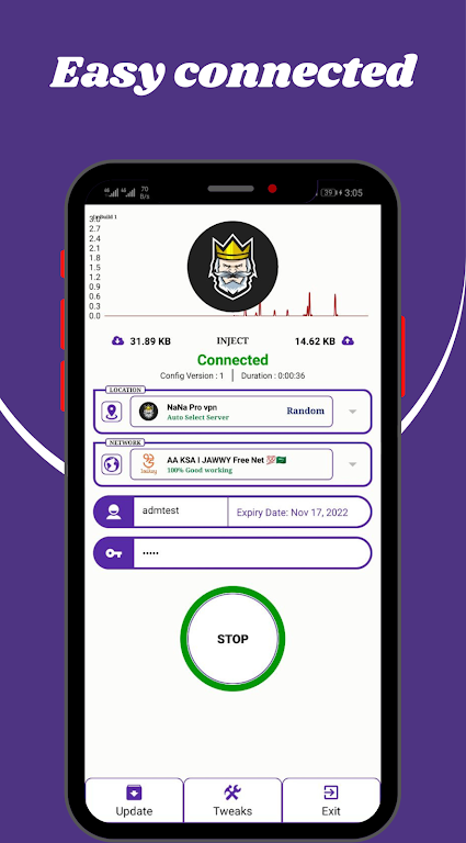 NaNa Pro vpn screenshot 2