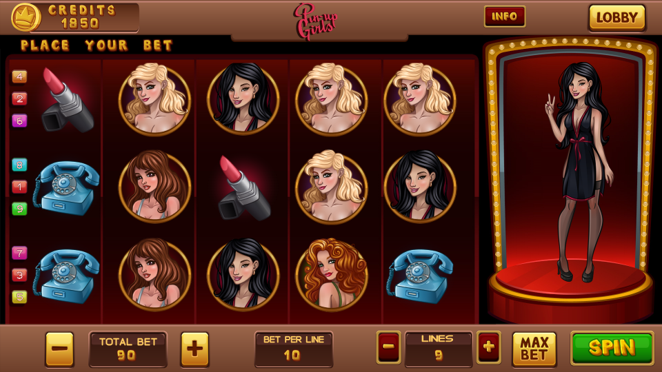 Pin Up Girls Slots screenshot 3