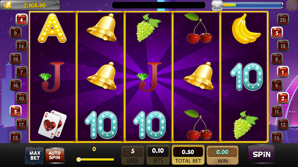 SlotMan - Free Classic Vegas Slot Machine 777 screenshot 1