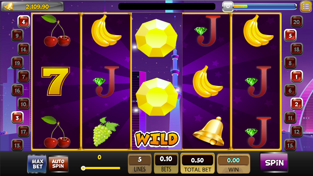 SlotMan - Free Classic Vegas Slot Machine 777 screenshot 2