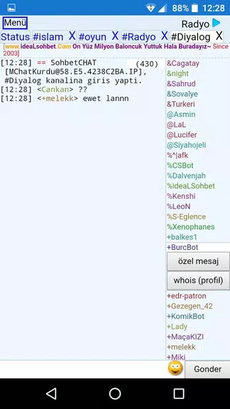 ChatKurdu Mobil Sohbet screenshot 2