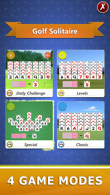 Golf Solitaire - Card Game screenshot 2