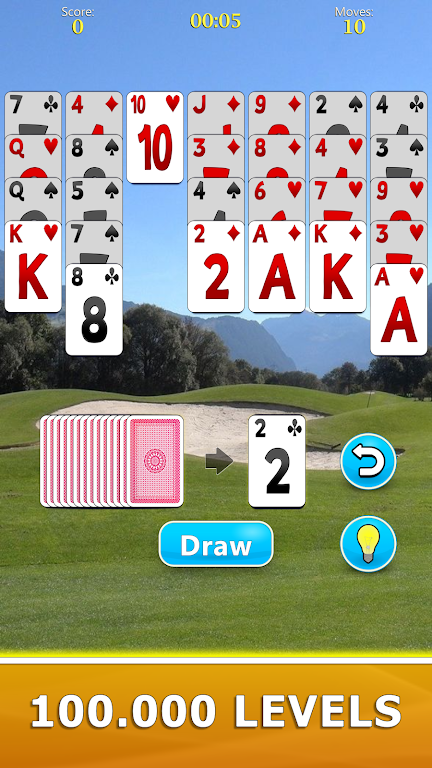 Golf Solitaire - Card Game screenshot 4