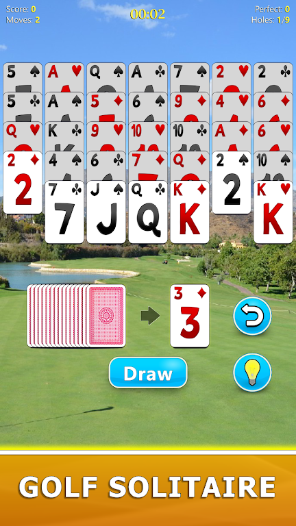 Golf Solitaire - Card Game screenshot 1