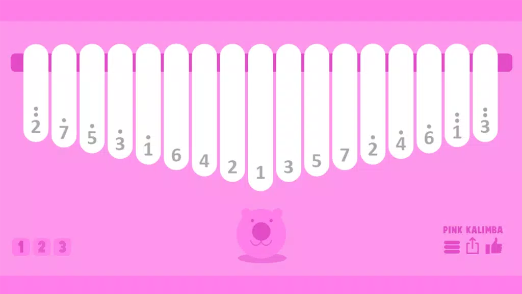 Pink Kalimba - Thumb Piano screenshot 1