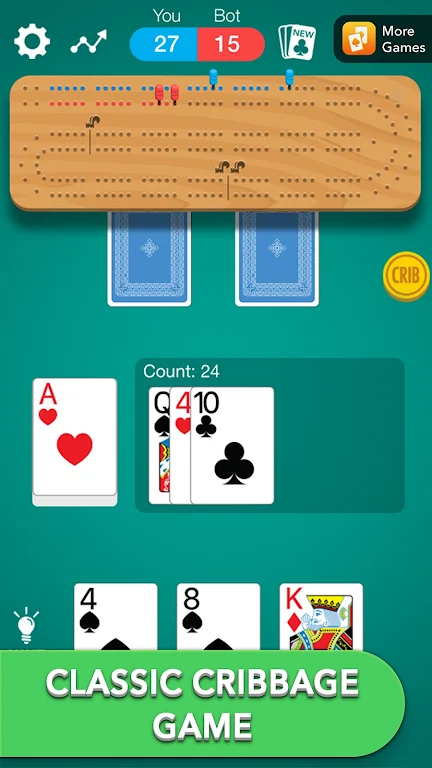 Cribbage * screenshot 1