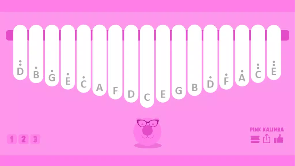 Pink Kalimba - Thumb Piano screenshot 2