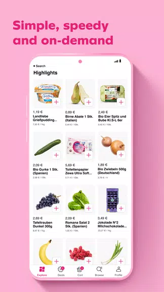 Flink: Groceries in minutes screenshot 3