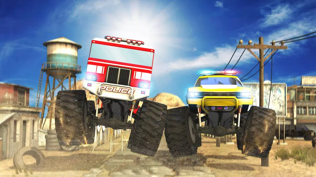 US Police Monster Truck Crash screenshot 1