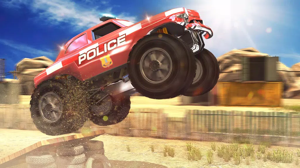 US Police Monster Truck Crash screenshot 3