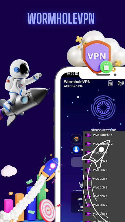 WormholeVPN - Secure VPN Proxy screenshot 1
