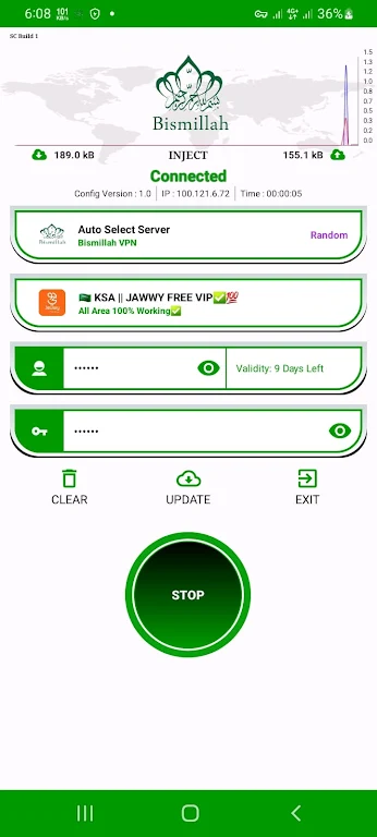 Bismillah Vip Vpn - Unlimited screenshot 1