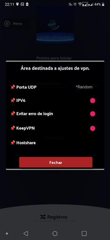 ULTRA VPN ECLIPSE screenshot 2