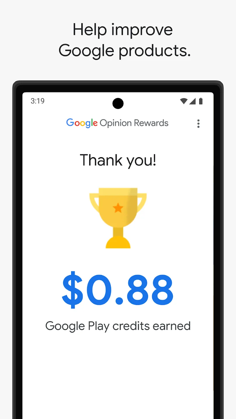 Google Opinion Rewards screenshot 1