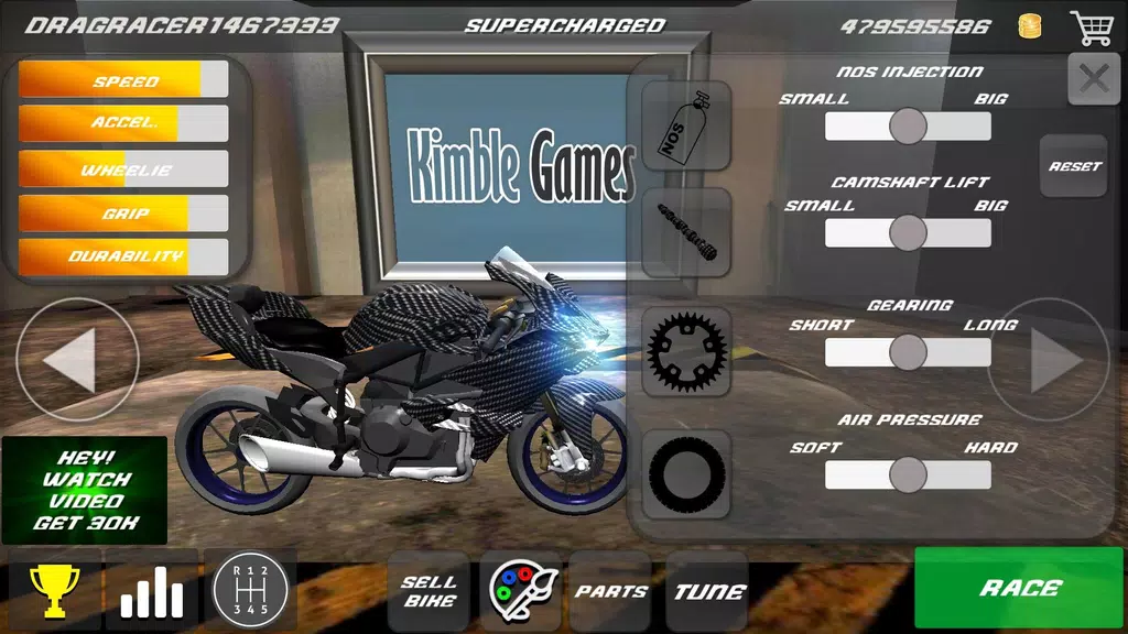 Drag bikes - Motorbike racing screenshot 4